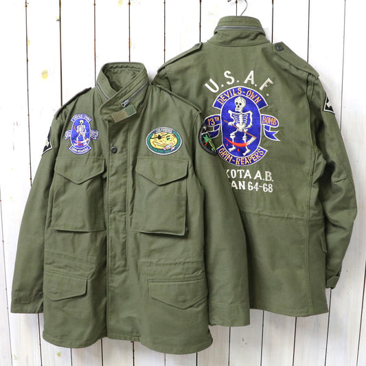 『BUZZ RICKSON’S』COAT,MAN’S FIELD M-65 “BUZZ RICKSON MFG.CO.,INC.” 13th BOMB.SQ.”Grim Reapers” ,M-51 PARKA