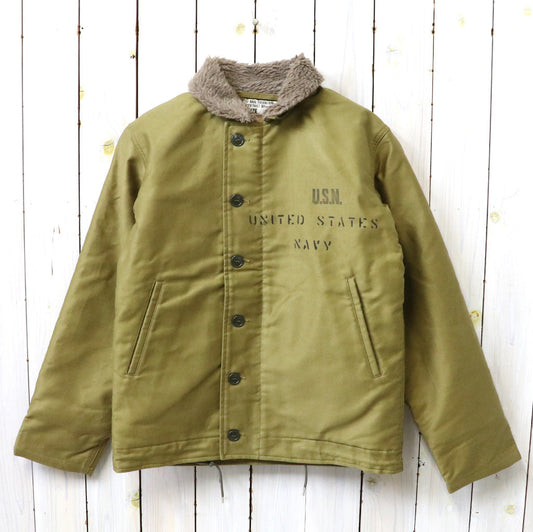 『BUZZ RICKSON’S』N-1 KHAKI “NAVAL CLOTHING DEPOT DEPARTMENT” DEMOTEX-ED STENCIL “MIDWAY”