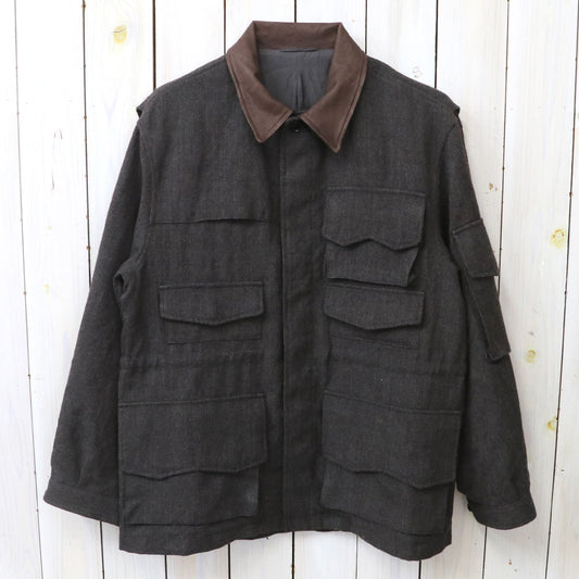 『Kaptain Sunshine』Shrink Nylon Puffer Jacket ,Wool Herringbone Explorer Jacket