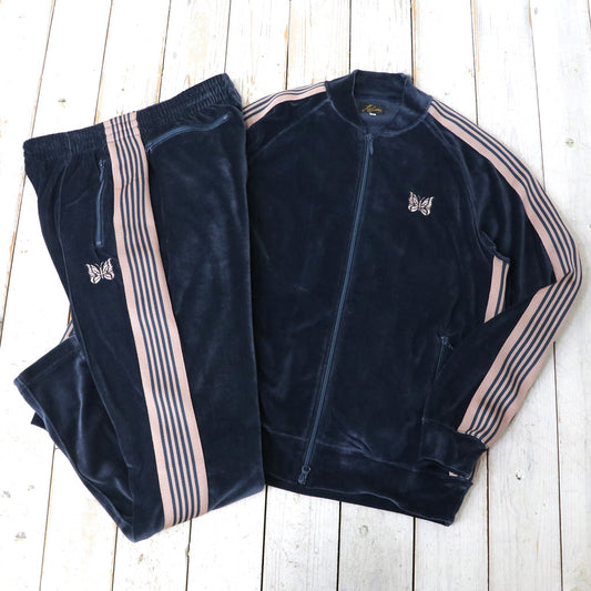 『Needles』Rib Collar Track Jacket,Narrow Track Pant-C/Pe Velour