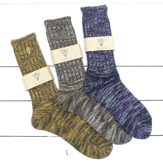 『SOUTH2 WEST8』Melange Socks