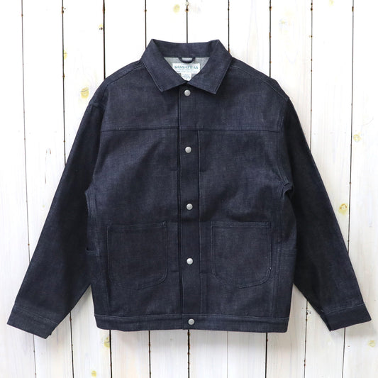 『SASSAFRAS』GARDENERS JACKET(13.5oz DENIM) (INDIGO)