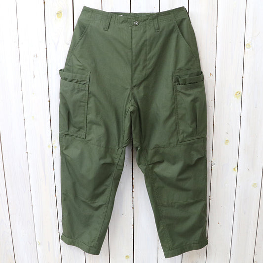 『SASSAFRAS』OVERGROWN PANTS 4/5-ARMY RIPSTOP