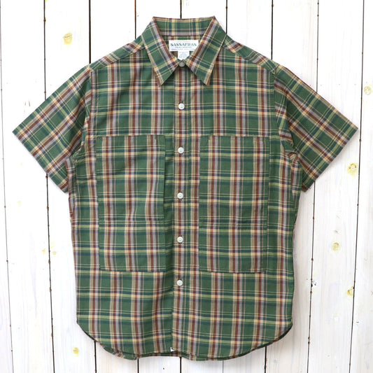 『SASSAFRAS』LEAF PRUNER HALF 1/2-ORGANIC COTTON MADRAS