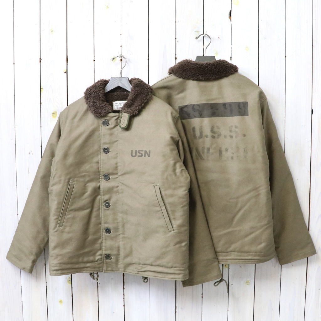 『WAREHOUSE』Lot 2227 FINAL FORM OF WWII 1945 N-1 WINTER JACKET KHAKI(NXSX 79062)(PATTERN-B),DD-2001 DENIM JACKET(T BACK STYLE)(ONE WASH)