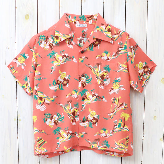 『SUN SURF』S/S RAYON HAWAIIAN SHIRT-ISLAND TRIP