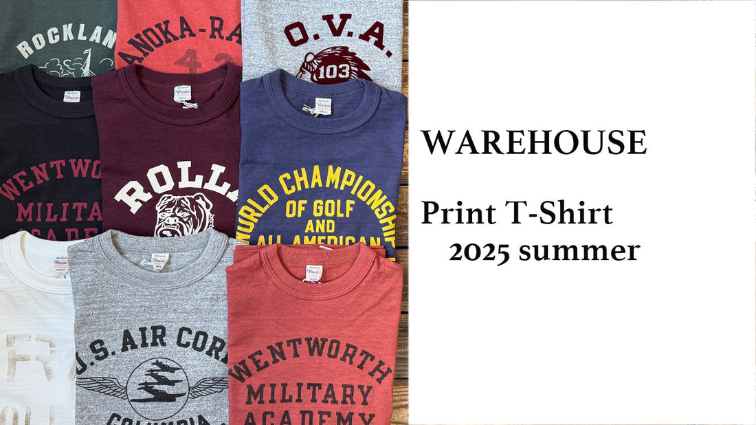 WAREHOUSEのPrint T-Shirt 2025 Summer