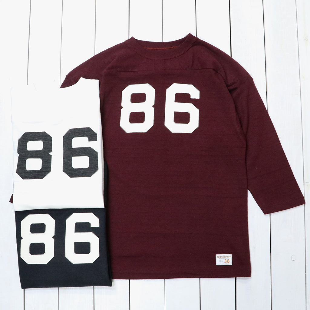 『WAREHOUSE』Lot 4063 7分袖フットボールT- NO.86