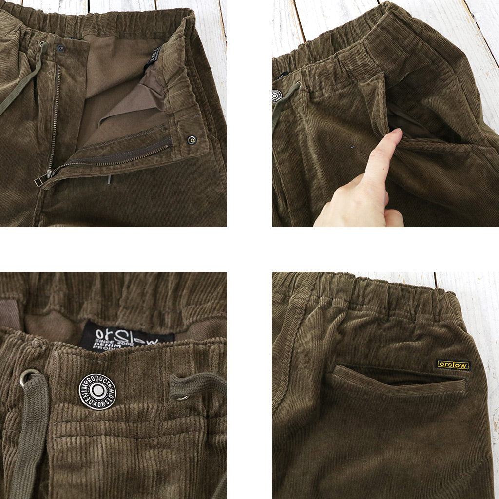 orSlow『NEW YORKER STRETCH CORDUROY』(BROWN)