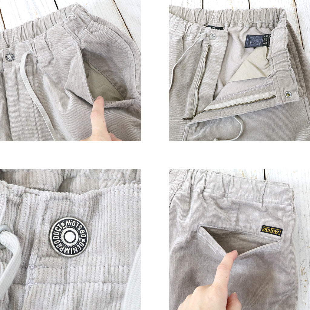 orSlow『NEW YORKER STRETCH CORDUROY』(LIGHT GRAY)