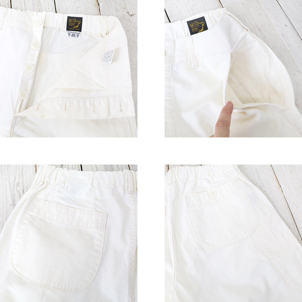 orSlow : FRENCH WORK PANTS (ECRU) (03-5000-66)