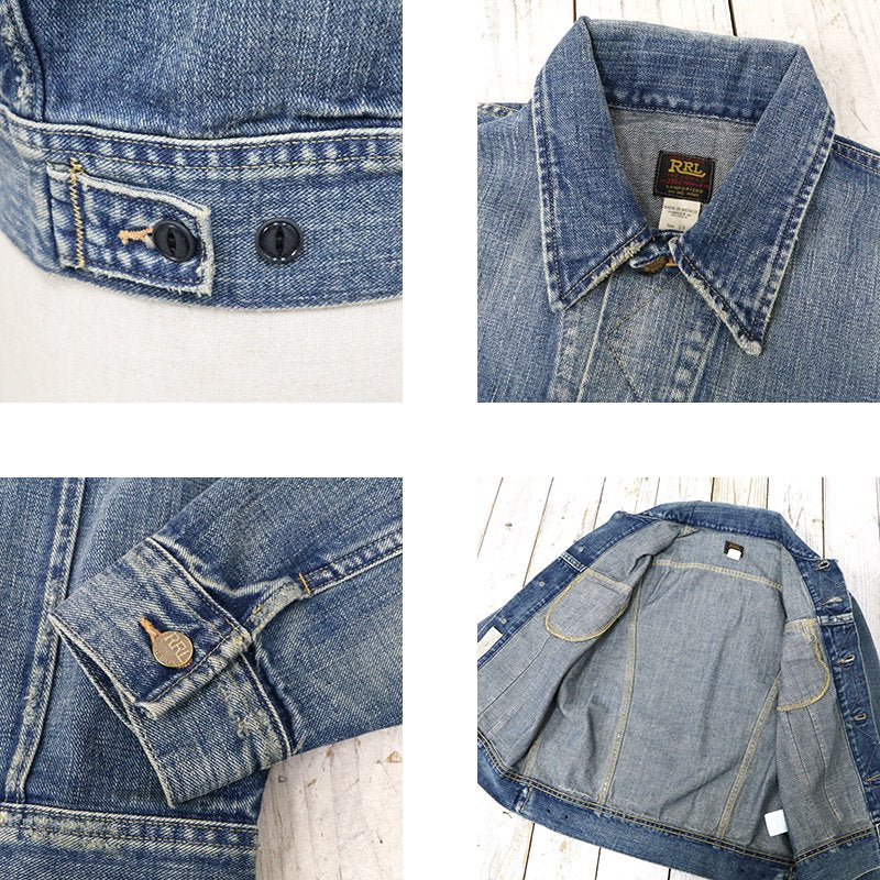 Double RL : INDIGO DENIM JACKET (LEELAND WASH)