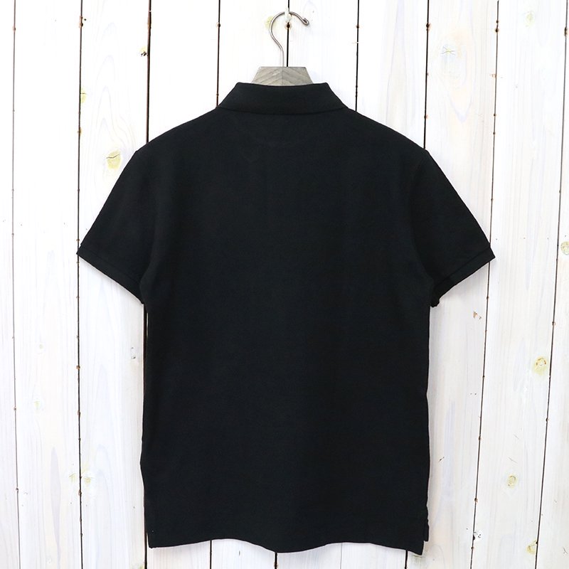 POLO RALPH LAUREN『カスタム スリム フィット メッシュ ポロシャツ』(BLACK)