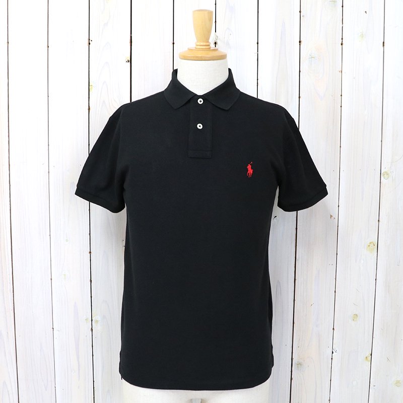 POLO RALPH LAUREN『カスタム スリム フィット メッシュ ポロシャツ』(BLACK)