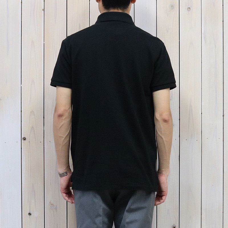 POLO RALPH LAUREN『カスタム スリム フィット メッシュ ポロシャツ』(BLACK)