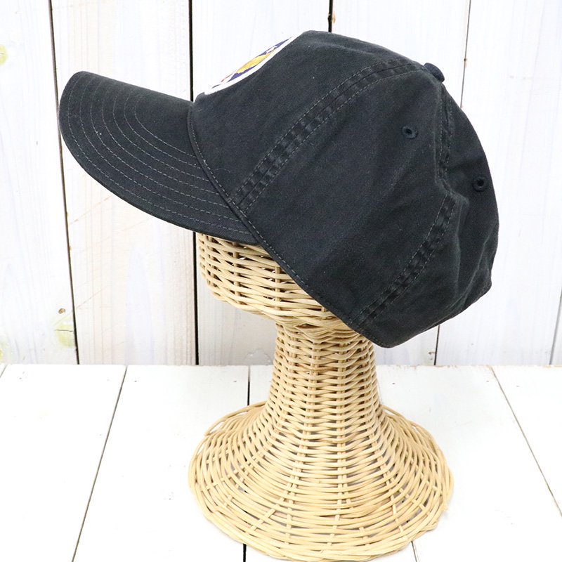 Double RL : GARMENT DYE TWILL BALL CAP (BLACK)
