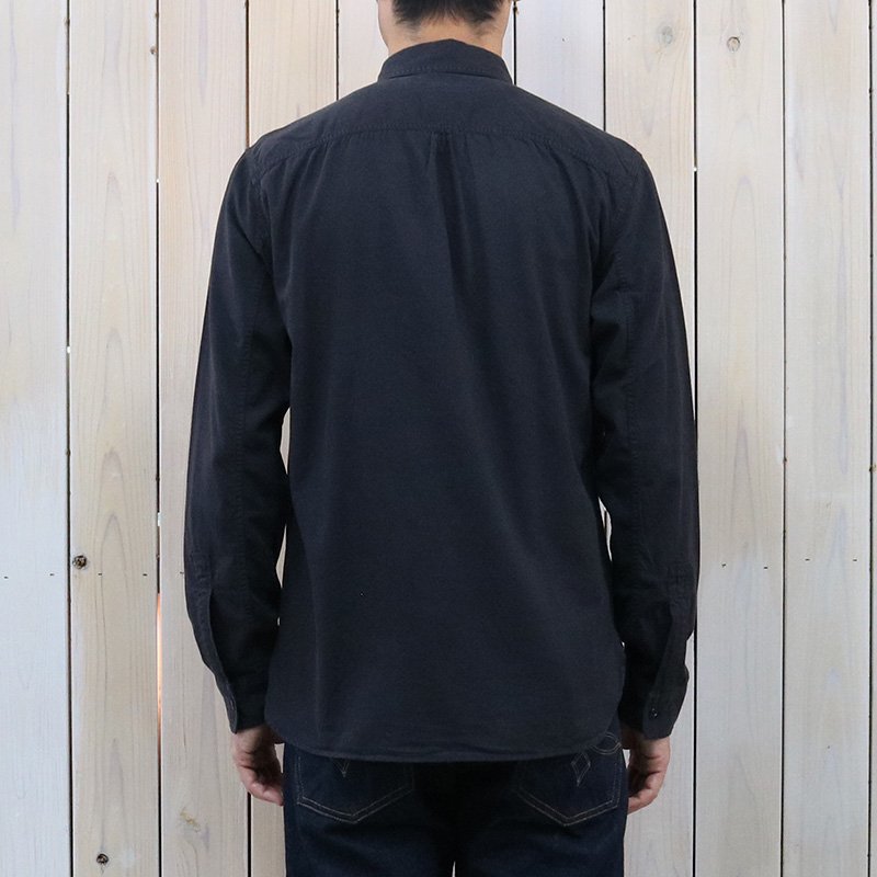 Double RL『GARMENT DYED TWILL WORK SHIRT』(BLACK)