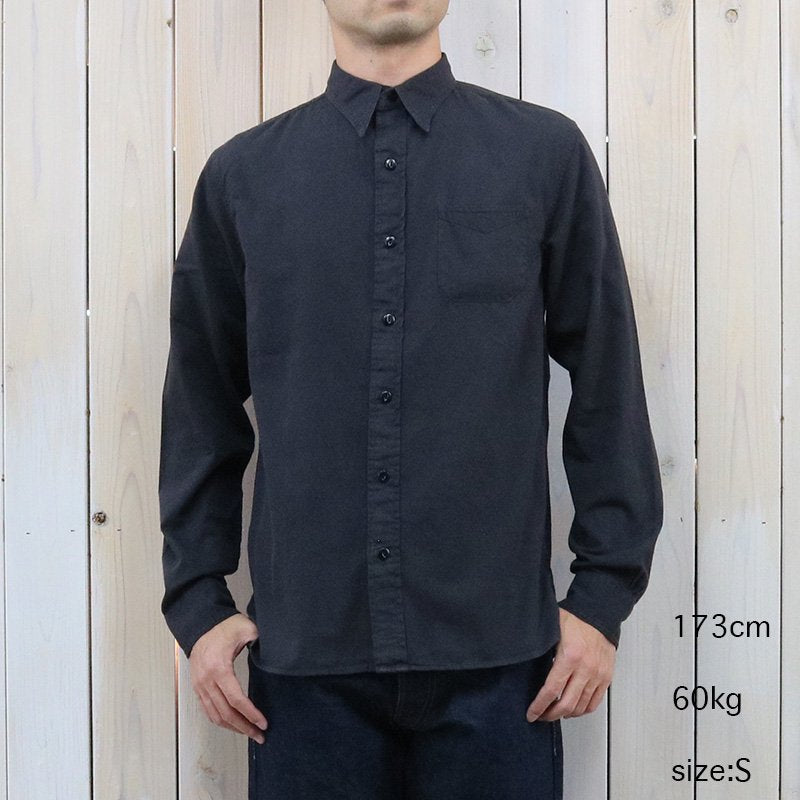 Double RL『GARMENT DYED TWILL WORK SHIRT』(BLACK)