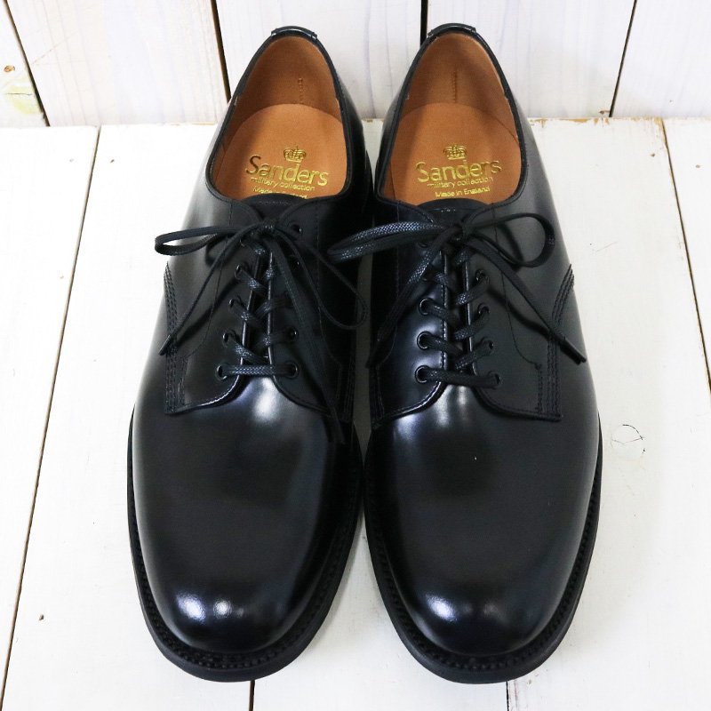 SANDERS『Officer Shoe』(Black) – Reggieshop