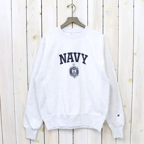 Champion : USNA ISSUE CHAMPION REVERSE WEAVE CREWNECK (ASH GREY)