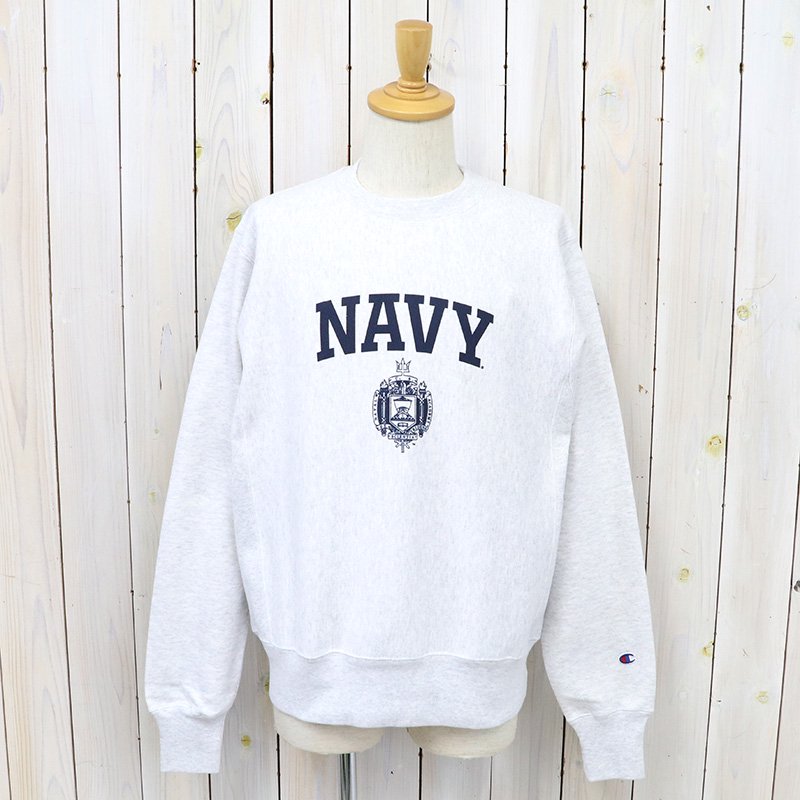 Champion : USNA ISSUE CHAMPION REVERSE WEAVE CREWNECK (ASH GREY)
