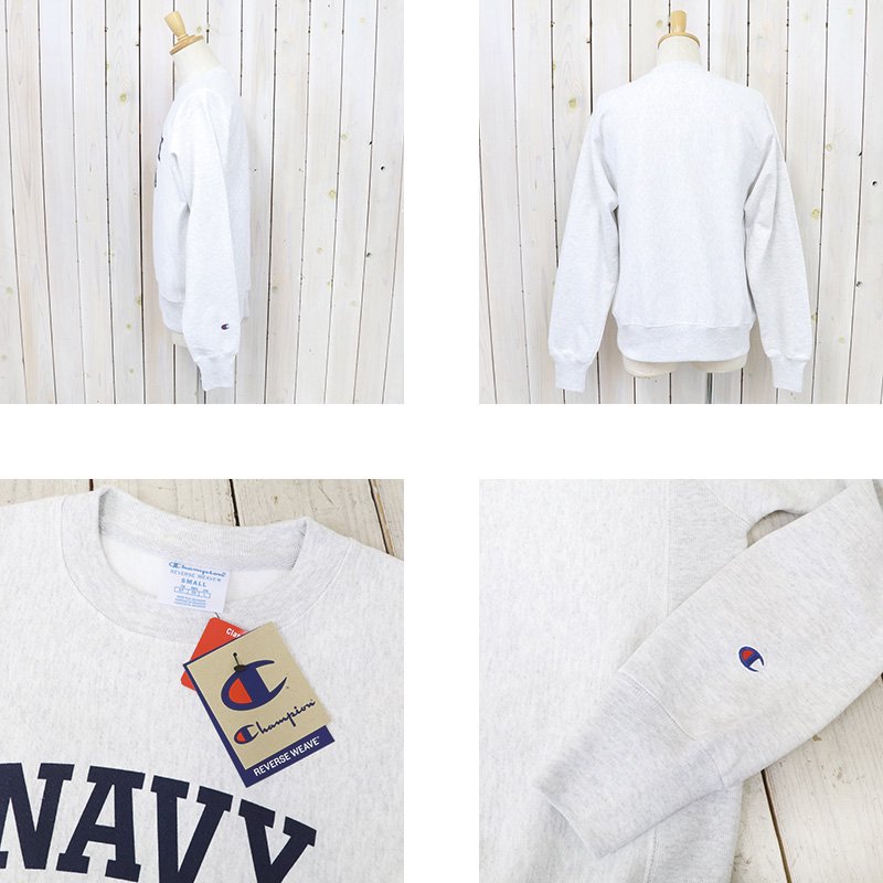 Champion : USNA ISSUE CHAMPION REVERSE WEAVE CREWNECK (ASH GREY)