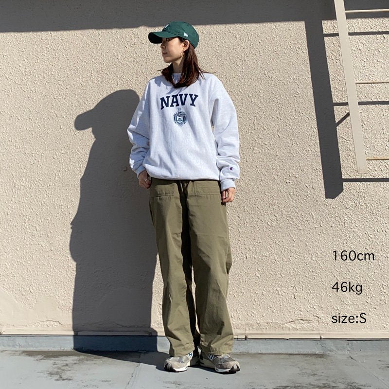 Champion : USNA ISSUE CHAMPION REVERSE WEAVE CREWNECK (ASH GREY)