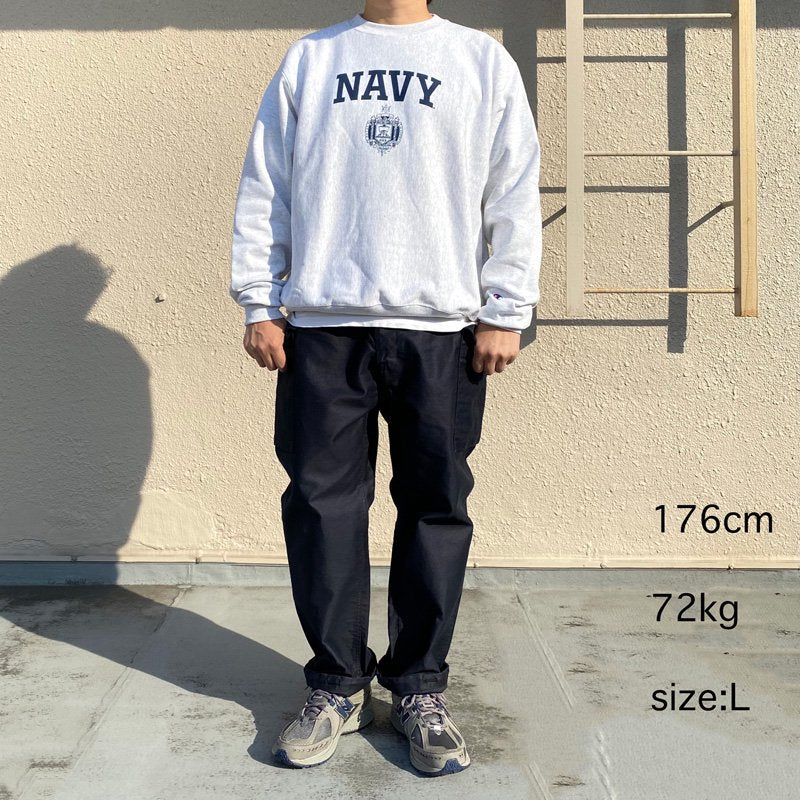 Champion : USNA ISSUE CHAMPION REVERSE WEAVE CREWNECK (ASH GREY)