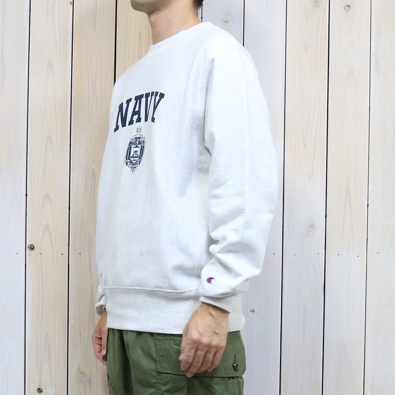 Champion : USNA ISSUE CHAMPION REVERSE WEAVE CREWNECK (ASH GREY)