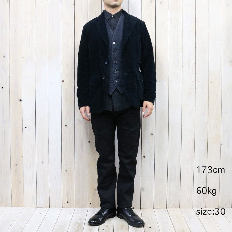 Double RL : SLIM FIT BLACK SELVEDGE JEAN (WORN IN BLACK WASH)