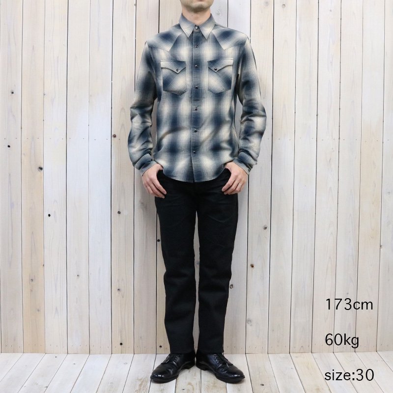 Double RL : SLIM FIT BLACK SELVEDGE JEAN (WORN IN BLACK WASH)