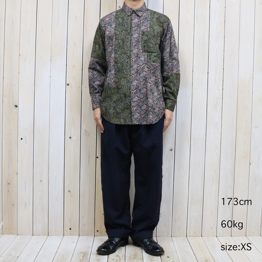 ENGINEERED GARMENTS『Combo Short Collar Shirt-Cotton Paisley Print』