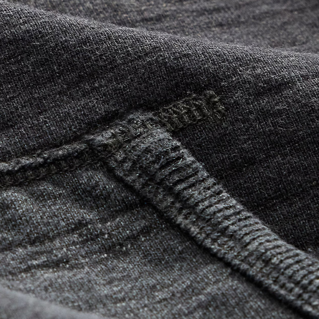 Double RL : FRENCH TERRY HOODIE (CHARCOAL)