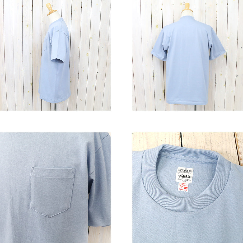 ANATOMICA『POCKET TEE』(FADEDEBLUE)