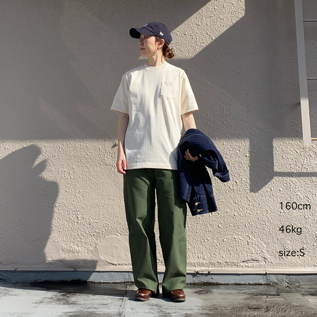 ANATOMICA『POCKET TEE』(NATURAL)
