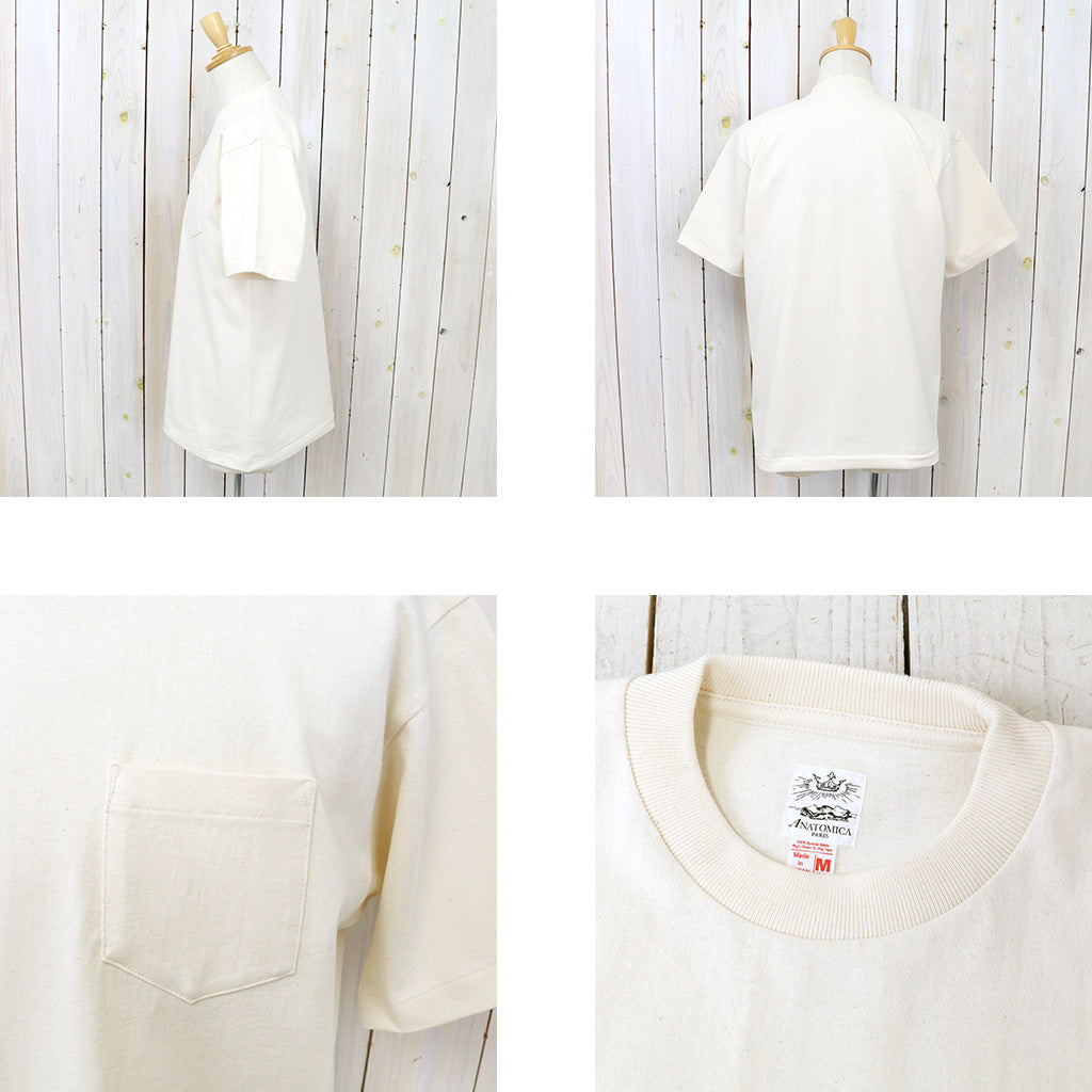 ANATOMICA『POCKET TEE』(NATURAL)