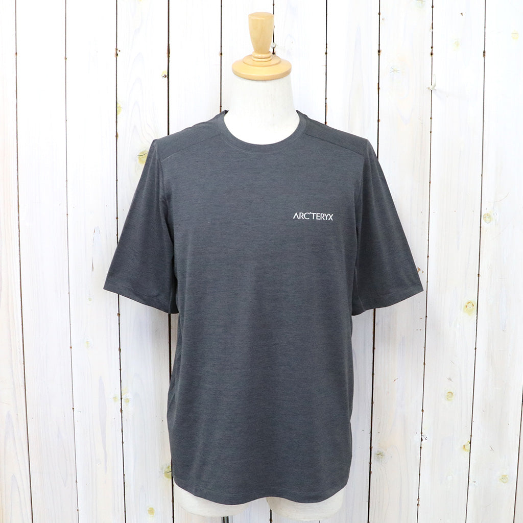 ARC'TERYX : Cormac Arc’Bird Logo SS (Black Heather)
