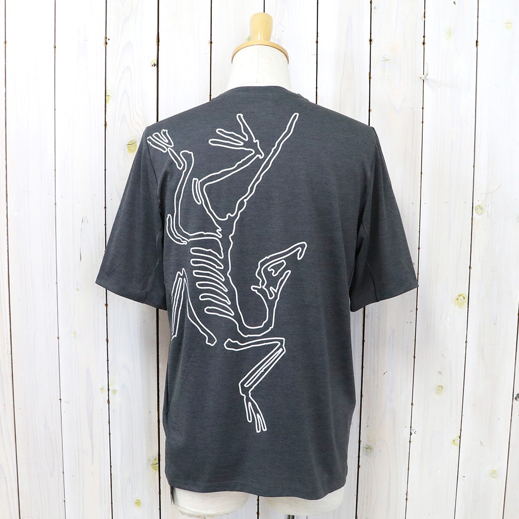 ARC'TERYX : Cormac Arc’Bird Logo SS (Black Heather)