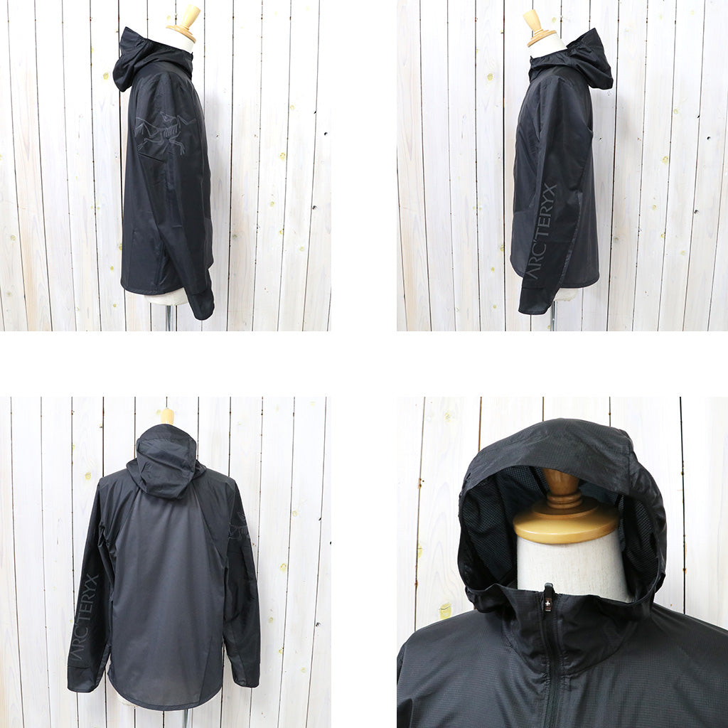 ARC'TERYX : Norvan Windshell Hoody (Black/Graphite)