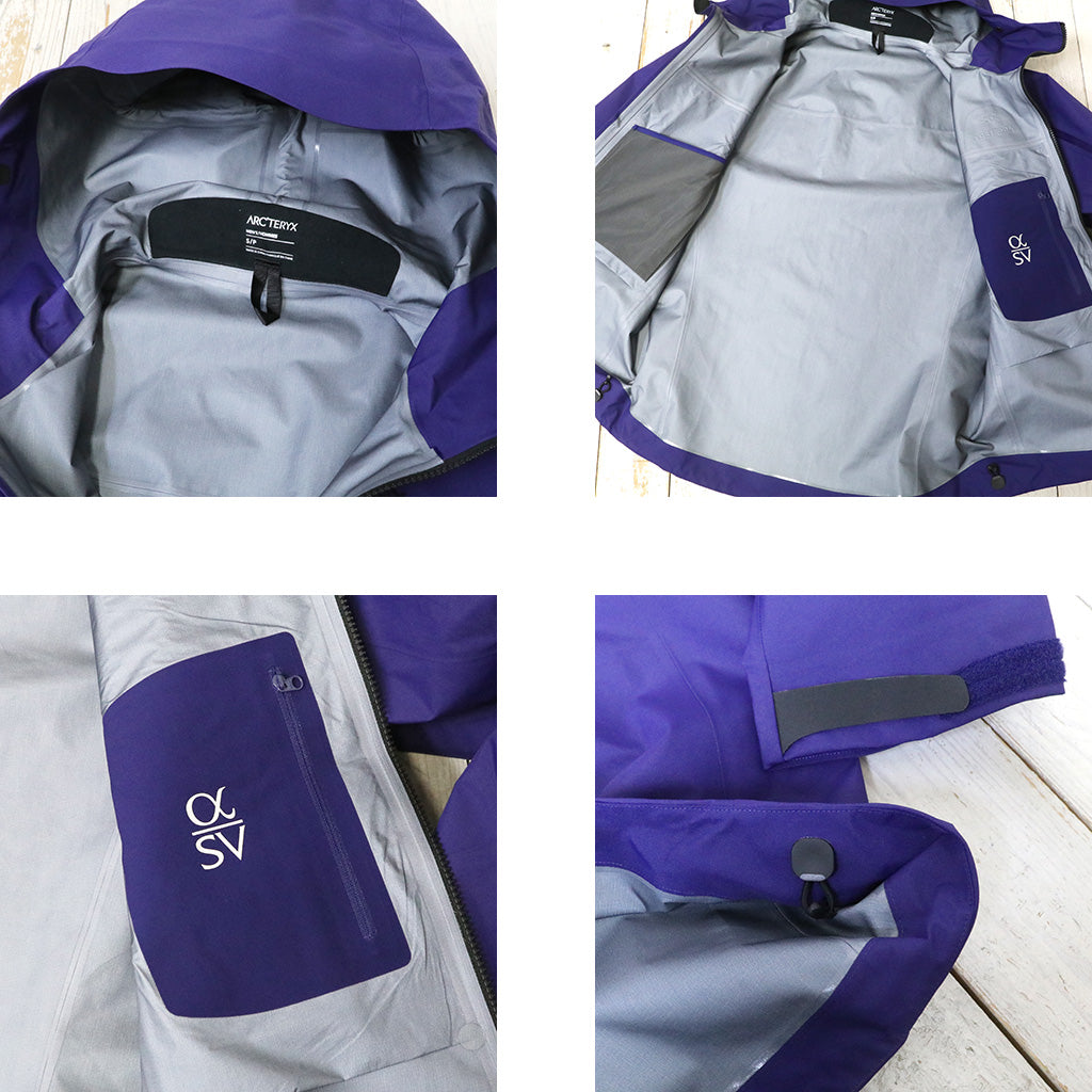 ARC'TERYX (アークテリクス): Alpha SV Jacket (Soulsonic/Black