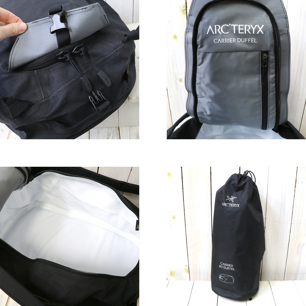 [予約受付中] ARC'TERYX『Carrier 40 Duffle』(Black)