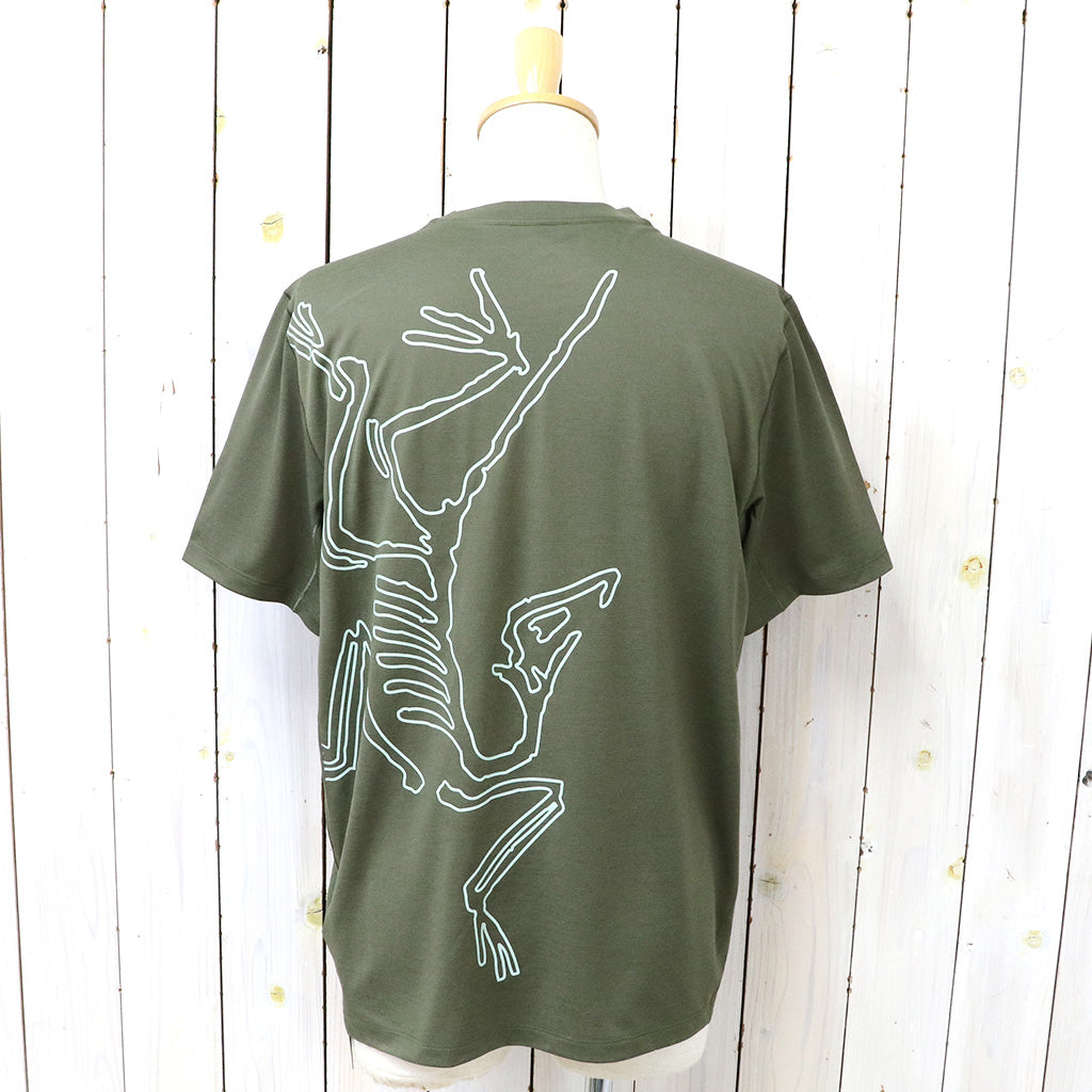 ARC'TERYX : Cormac Arc’Bird Logo SS (Tatsu Heather/Stone Green)
