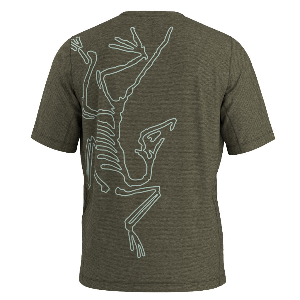 [予約受付中] ARC'TERYX『Cormac Arc’Bird Logo SS』(Tatsu Heather/Stone Green)