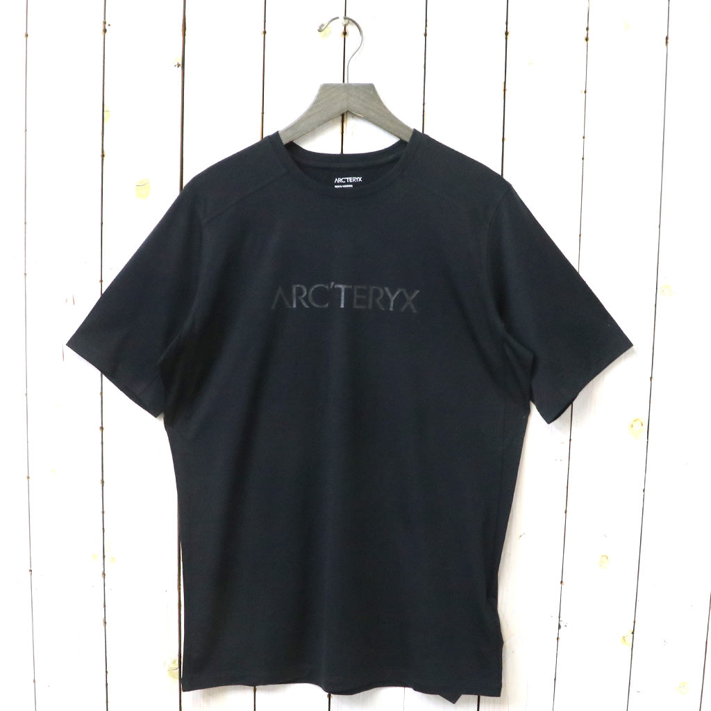 ARC'TERYX : Ionia Merino Wool Arc’Word Logo SS (Black)