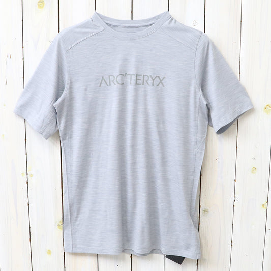 ARC'TERYX : Ionia Merino Wool Arc’Word Logo SS (Solitude Heather/Void)