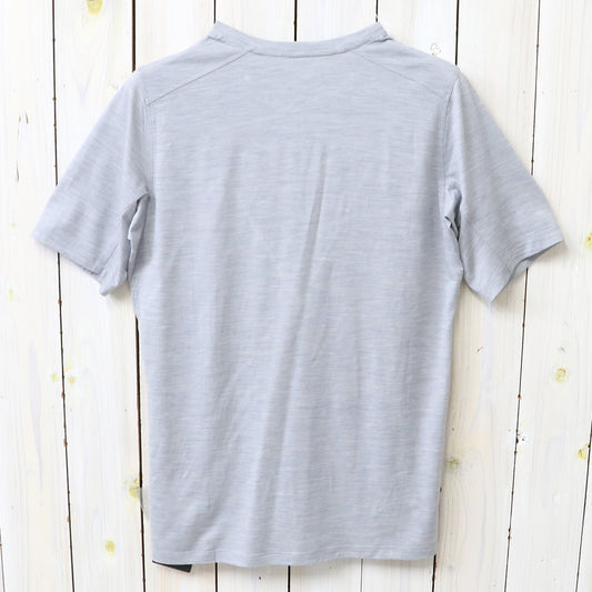 ARC'TERYX : Ionia Merino Wool Arc’Word Logo SS (Solitude Heather/Void)