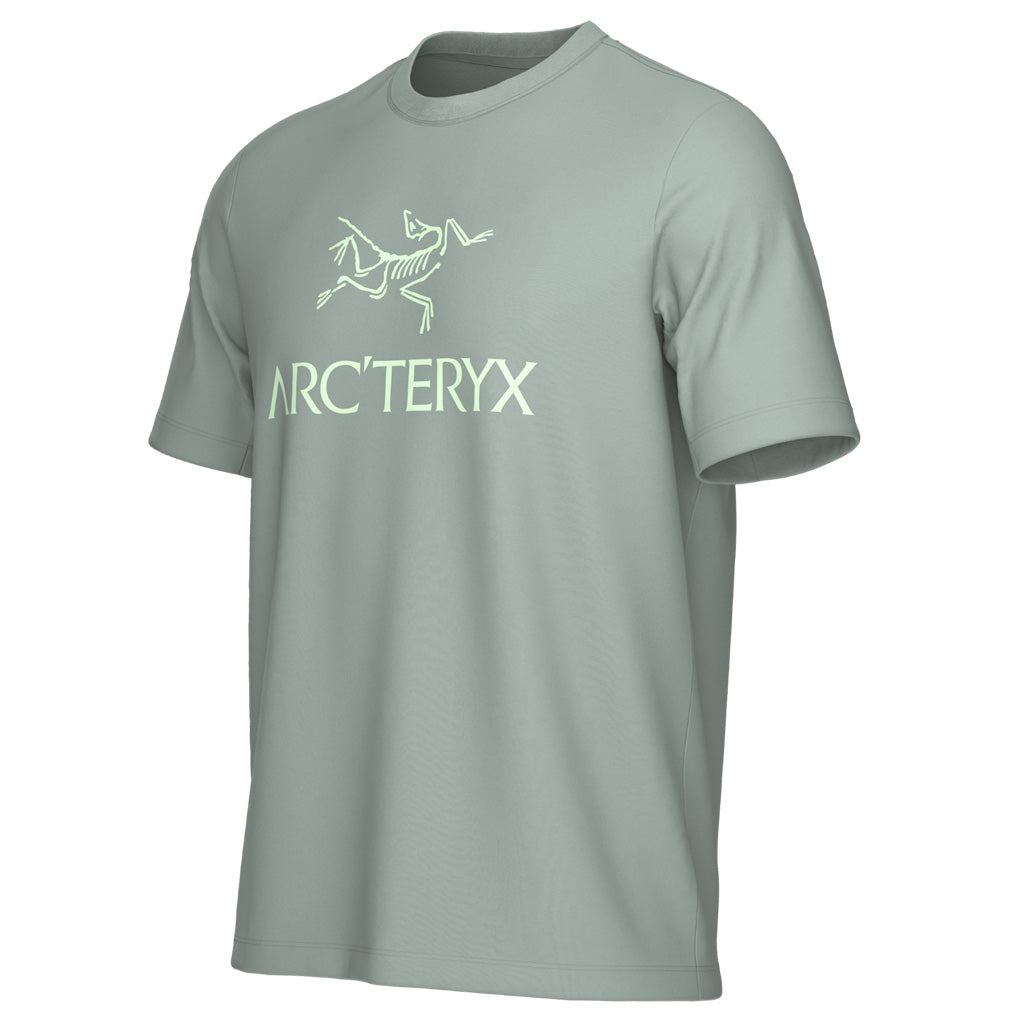 ARC'TERYX : Arc’Word Logo SS (Stone Green/Phosphorescent)