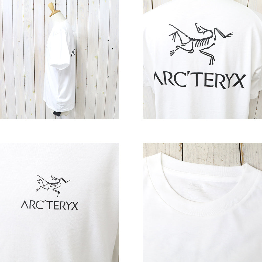 ARC'TERYX : Kragg SL Cotton Bird Word SS (White Light/Black)