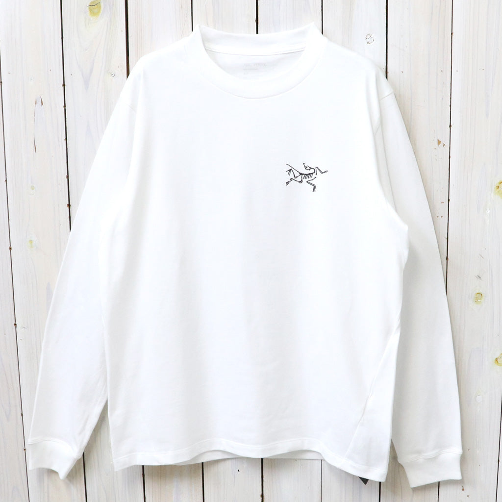 ARC'TERYX : Kragg Cotton LS (White Light/Black)
