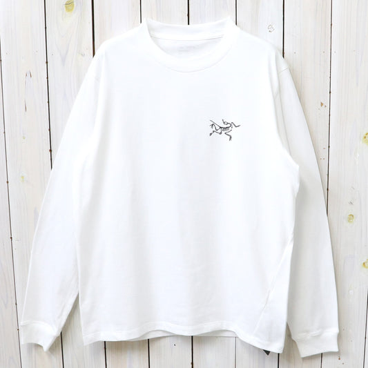 ARC'TERYX : Kragg Cotton LS (White Light/Black)